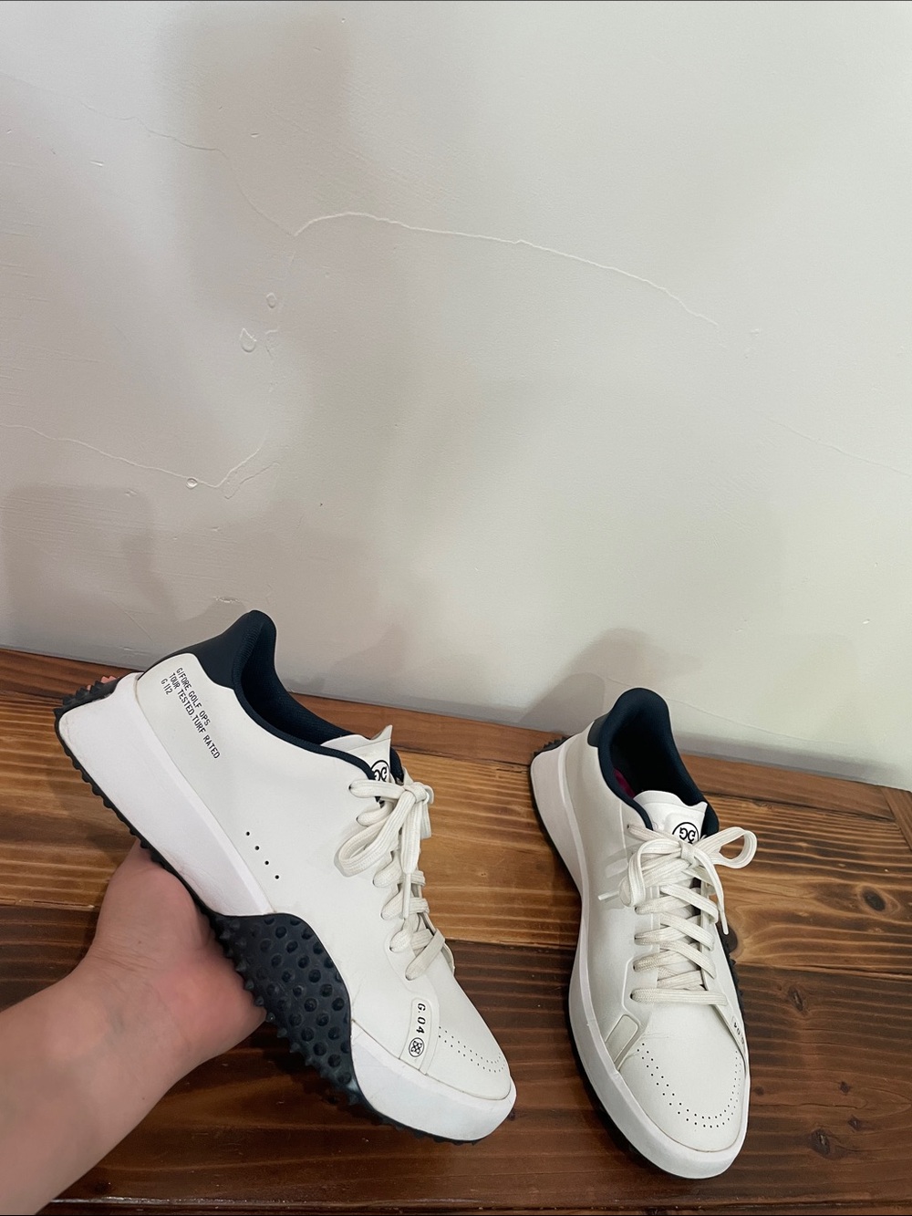 G/Fore WOMEN'S G.112 GOLF SHOES Size 10 SNOW / TWILIGHT
